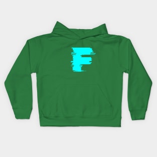 Letter F Letter Art Kids Hoodie